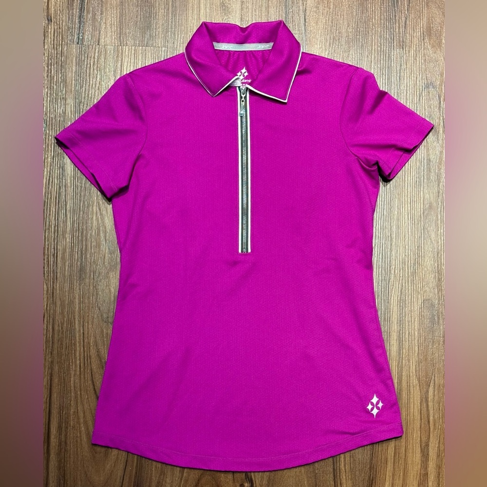 New Jofit Purple Performance Polo – XS